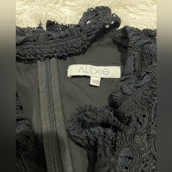Alexis Ludmila Lace Romper - size XS - black - Picture 5 of 8